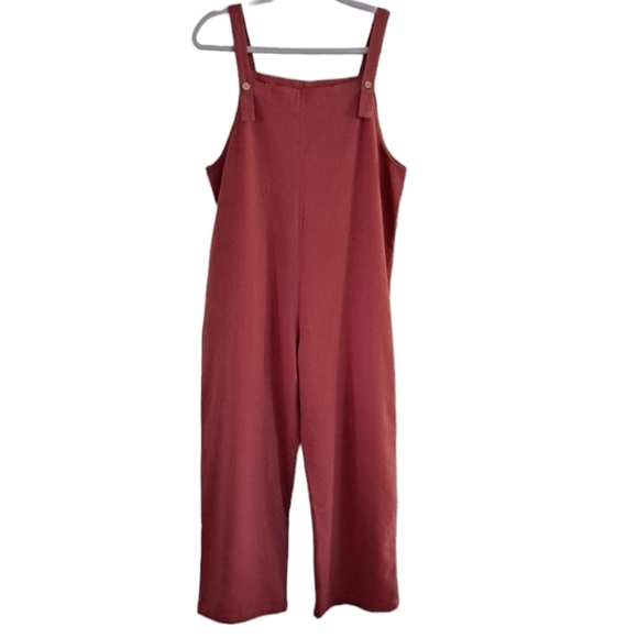 [Shein] Overall Jumpsuit Color Mauve Size Large - Picture 1 of 6